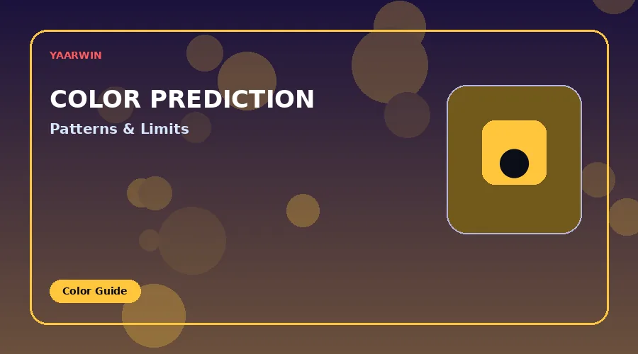 Color Prediction Game Strategy India 2026: Patterns, Limits, and Smart Play
